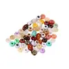 Contas Coloridas de Acrílico DIY Feito à Mão Contas Irregulares Material Pulseira Colar Pingente Joia Fecho de Conta