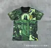 Venta al por mayor transfronteriza de camisetas de fútbol de edición especial brasileña, uniformes de entrenamiento de estilo antiguo (local y visitante), ropa deportiva transpirable de manga corta para verano