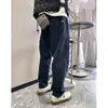 Pantalones de trabajo casuales para hombre estilo americano de softshell, pierna recta, secado rápido, con logo triangular, pantalones largos ajustados, tiro medio