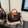 Bolso Cruzado de Hombro para Mujer de Tela Oxford de Alta Gama, Gran Capacidad, Casual, para Viaje, Bolso Tipo Dumpling