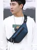 Riñonera de Comercio Exterior Bolso de Pecho para Hombre Bolso Cruzado Casual Bolso de Hombro Pecho Simple Trendy Deportivo al Aire Libre con Logo Imprimible