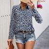 Moda Femenina Transfronteriza Europea y Americana Nueva Primavera/Verano 2026 Bestseller en Sitio Independiente de Amazon Artículo Popular de Ebay Camisa con Cuello de Solapa Estampada