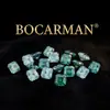 Pedras Soltas Moissanite Corte Asscher Atacado Vvs1 Certificado Gra 0,5-7 Quilates Coloridas Múltiplas Especificações Pedras Soltas