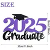 En stock Venta caliente transfronteriza 2025 Fiesta de graduación Temporada de graduación Marca de madera Decoración de pared de madera Decoración de pared de fin de curso