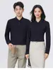 Camisa Polo de Color Sólido con Mangas Largas y Cuello Camisero Camisa Polo Casual de Negocios Transpirable Absorbente de Sudor Ropa para Actividades de Team Building Camisa Cultural