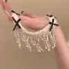 Colar Gargantilha de Sino de Pelúcia de Natal Pingente de Floco de Neve Atmosfera de Outono e Inverno Gentil e Versátil Corrente Personalizada para Clavícula