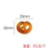 YQT comida en miniatura para jugar pan bocadillos pegamento crema resina accesorios diy mini pastel casa de muñecas decoración de escritorio paquete