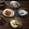 Platos de Cena de Acero Inoxidable Estilo Vintage al por Mayor, Platos para Pescado, Ceniceros, Tazones para Arroz, Tazones para Sopa, Platos para Salsa, Platos para Huesos y Juegos de Cubiertos