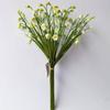 Flor Artificial Orquídea Trazida Fruta de Plástico Campanula Flor de Casamento para Segurar Flor Falsa Decorações de Flores para Sala de Estar em Casa Flor