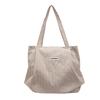 Moda Feminina Bolsa Estilo Preguiçoso Lona Plissada Bolsa Leve Grande Capacidade Sacola Estilo Coreano Casual All-match Bolsa de Ombro