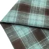 Tecido Jacquard Xadrez Poliéster-Algodão TC, Tecido para Jaqueta e Calça de Algodão para Roupas Infantis, Acessórios de Cabelo e Elásticos de Cabelo, Xadrez Tingido na Massa, Em Estoque