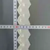 7-10cm Encaje Bordado de Algodón Adorno de Encaje Hueco Dobladillo de Falda Accesorios de Ropa al por Mayor Tira Perforada de Seda de Leche