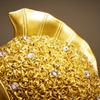 Adornos de Pez Dorado para la Prosperidad Cada Año, Regalos de Inauguración de Casa, Decoración para el Hogar de Lujo Ligero, Estilo Exquisito de Lujo Ligero para la Entrada y el Aparador