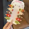 Pinzas para el pelo creativas y únicas con forma de paleta de helado para mujer, pinzas de pico de pato para flequillo, pinzas laterales para niños, accesorios para el cabello