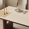 Jogo Americano para Mesa de Jantar Estilo Wabi-Sabi, Impermeável e à Prova de Óleo, Toalha de Mesa Sem Lavagem, Novo Modelo 2025, Luxo Leve, Sensação de Alto Padrão, Protetor de Mesa Resistente ao Calor