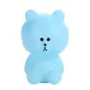 Urso de Vinil LED que Muda de Cor Luz Noturna Quarto Sala de Estar Lâmpada Decorativa Enfeites Estudante Pequenos Prêmios Fabricante Atacado