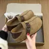 Zapatos Birkenstock de estilo rústico vintage con plataforma para mujer, nuevo modelo 2026, cómodos y versátiles, tipo slip-on para combinar con faldas