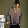 Moletom com Capuz Personalizado 380g Terry Grosso Aumentado Estilo Ombro Caído Pulôver Estampado Masculino e Feminino Tamanho Grande