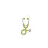Broche geométrico simples europeu e americano para estetoscópio de médico, design criativo, pino de liga colorida, distintivo de metal prateado com esmalte
