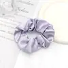 Goma para el pelo de satén con cristal vintage transfronteriza, alta elasticidad, para mujeres coreanas, Amazon, goma de tela de color sólido