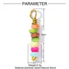 Piedra Natural Francesa Sol Caballo Marino Colgante de Acero de Titanio DIY Collar Pendiente Pendientes de Corazón para Mujer Accesorios de Joyería de Acero Inoxidable