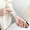 Cuentas de Piedra Ojo de Gato y Correa Elástica para Joyería Linda Adecuada para Xiaomi Mi Band Generación 10/9/8 Universal
