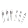 LED Brillante de Chip Grande de 3 mm 5 mm Ratón Luz Blanca Luz Roja Luz Azul Luz Verde Diodo Emisor de Luz Plata