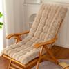 Cojín de Piel de Conejo de Invierno para Mecedora Universal, Sillón Reclinable, Banco con Respaldo Integrado, Se Puede Fijar, Piel Densa, Suave y Cómodo