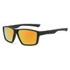 Nuevas Gafas de Sol Cuadradas Europeas y Americanas para Hombre, Gafas de Sol para Deportes al Aire Libre, Gafas de Sol de Colores de Alta Gama para Ciclismo para Hombre Transfronterizas