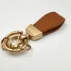 Pingente de chaveiro de pele de carneiro francesa Novo Estilo Couro fresco criativo requintado marca de moda chaveiro curto para carro