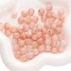 10 cuentas de jade teñidas al agua de imitación de vidrio de 8 mm, cuentas rotas para muelle, pulsera de cuentas hecha a mano, accesorios de adorno de mano