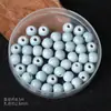 Cuentas Redondas de Cerámica de Porcelana Jun de Cara Abierta de 8-12 mm para Pulseras, Accesorios de Viaje para Templos, Componentes de Pulsera Unisex, Cuentas Sueltas
