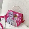 Nueva Bolsa Portátil Pequeña Estilo Princesa para Niña, Linda de Dibujos Animados, Moda, Bolso de Hombro Cruzado, Monedero Casual para Salir