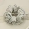 Goma para el pelo de tela con estampado de tinta estilo coreano con borde ribeteado incrustado, Cuerda para coleta estilo vintage, Accesorio para el pelo de moda