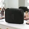 Bolsa de Cosméticos, Necessaire, Bolsa de Mão Multifuncional para Viagem para Mulheres, Bolsa de Armazenamento para Avião, Bolsa de Mão de Camada Dupla