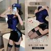 Fan Lei Lingerie Sexy Policial Quente Vazado Tentação Uniforme Paixão Role Playing Roupa de Boate 918