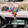Decoraciones para coche de animales gatito transfronterizas globo de color acrílico decoración navideña colgante de gato lindo para coche