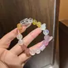 Pulsera de Cristal Multigemas Naturales para Mujer, Diseño de Nicho de Lujo Ligero, Sensación de Alta Gama, Joyería que Atrae la Fortuna y Mejora la Suerte