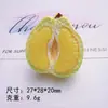 Case de Celular DIY de Toranja 3D Meio Descascada, Pingente de Flor para Cabelo/Sapato, Ornamento Magnético Criativo, Saco Surpresa, Lote de Resina Fofo