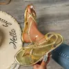 Sandalias Planas de Chanclas Tejidas para Playa para Mujer 2026 Nuevas Casuales Europeas y Americanas Talla Grande 43 Sandalias Slip-on de Celebridad de Internet para Mujer