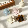Pinza para el Cabello de Flor de Acetato de Alta Gama para Mujer, Pinza de Pico de Pato Estilo Coreano para el Fleco, Accesorio para el Cabello para Mechas Laterales
