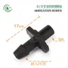 4/7 Accesorios para Conector Capilar Juego Completo 47 Conector en T de Doble Barbilla de una Sola Barbilla Tallo de Enchufe Tapa Tapón de Goteo Conexión de Rosca de 4 Puntos