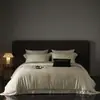 6 Peças Novo Conjunto de Lençóis Jacquard Tencel LF da Lenzing Áustria Estilo Lençol de Cama 1,5m Conjunto de Quatro Peças Stephen-Light Macio
