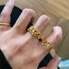 Anillo de Mariposa Calado de Encaje Estilo Ins de Lujo Ligero Elegante Versátil de Gama Alta Cepillado con Diamantes Abierto para Mujer