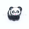 2024 novos sapatos buraco acessórios fivela sapato flor diy tridimensional panda pvc sapato fivela shopping com acessórios atacado