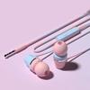 U21r Fones de Ouvido Populares de Quartzo Intra-auriculares Fones de Ouvido Macios u24 Fones de Ouvido Intra-auriculares com Fio e Graves Pesados Contrastantes