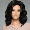 Comércio Exterior Transfronteiriço Moda Europeia e Americana Peruca Cabelo Curto de Comprimento Médio Moda Feminina Cabelo Curto Liso Micro Rolado Peruca de Cabelo de Comprimento Médio Adorno de Cabeça