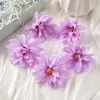 Flor de Dalía Simulada de 9 cm Flor DIY Cabeza de Flor Flor Falsa Flor de Seda Pasador de Flor Accesorios para Ropa Sombreros Accesorios de Disparo Pared de Flores