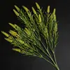 Flor artificial transfronteriza flor de lavanda artificial flor de espiga de trigo planta de jardín exterior decoración de pared de ingeniería de bodas material de arreglo floral