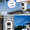 Cámara HD inalámbrica de vigilancia ipc icsee gun ball linkage doble lente 6MP doble imagen pan/tilt